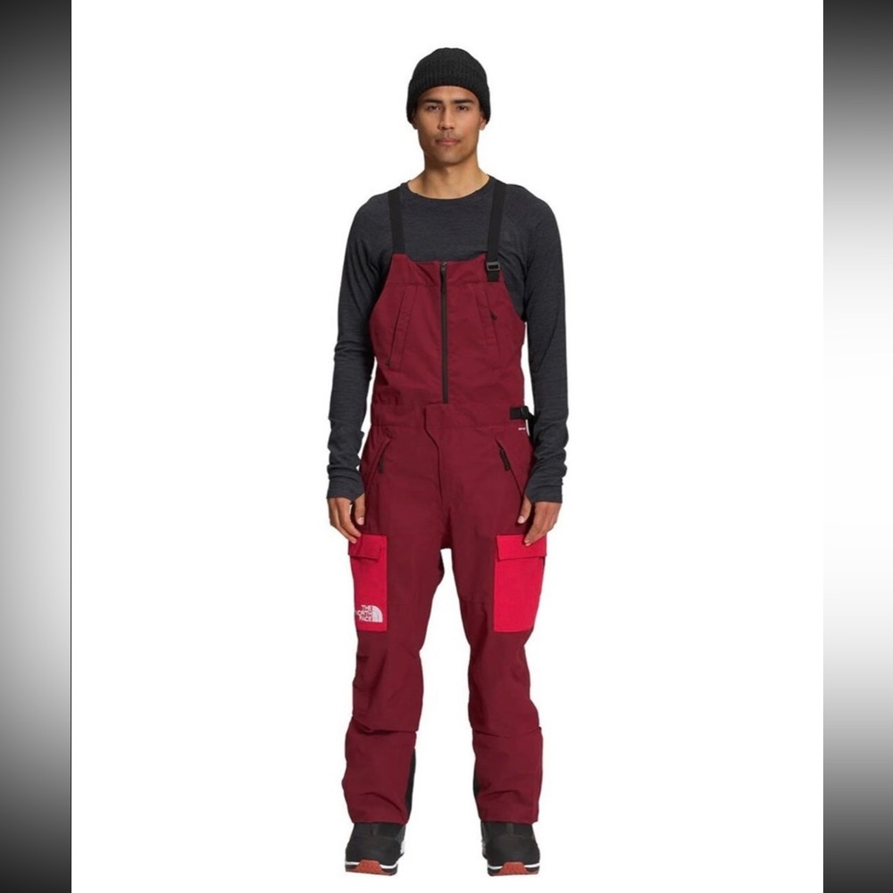 The North Face Men’s Dragline Dryvent Waterproof Shell Ski Bibs, Medium NWT.
